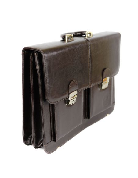 Producent Galskór - Teczka męska skórzana - 2 kieszenie - M 539