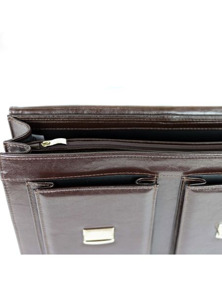 Producent Galskór - Teczka męska skórzana - 2 kieszenie - M 539