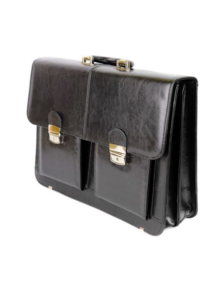 Producent Galskór - Teczka męska skórzana - 2 kieszenie - M 539
