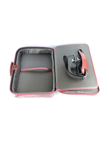 Teczka do laptopa - wiśnia