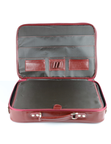 Teczka do laptopa - wiśnia