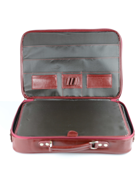 Teczka do laptopa - wiśnia