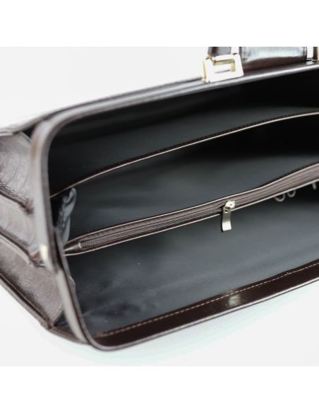 Teczka biznesowa - brąz