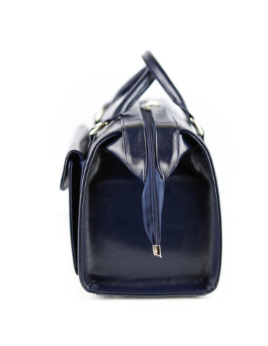 Skórzana torba lekarska mała - granat