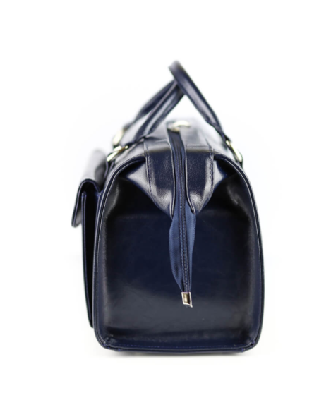 Skórzana torba lekarska mała - granat