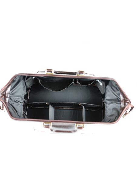 Skórzana torba lekarska mała - jasny brąz