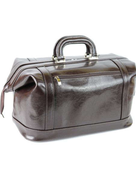 Skórzana torba lekarska mała - brąz