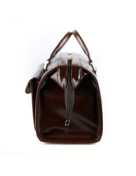 Skórzana torba lekarska mała - brąz