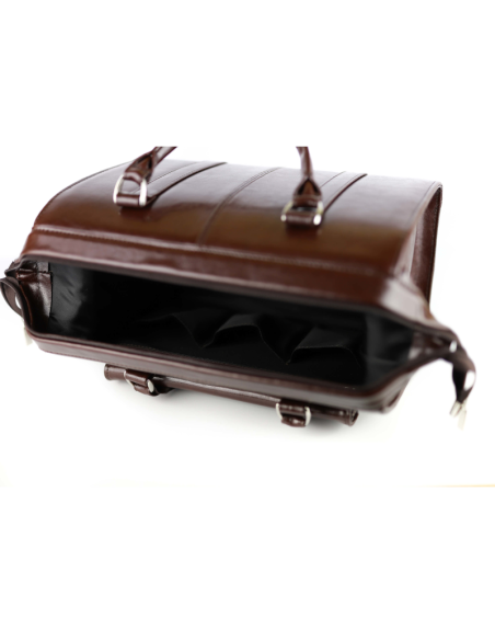 Skórzana torba lekarska mała - jasny brąz