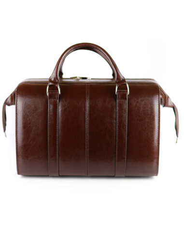 Skórzana torba lekarska mała - jasny brąz