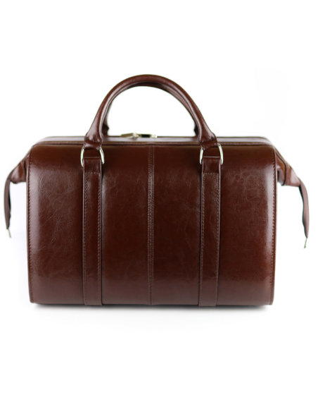 Skórzana torba lekarska mała - jasny brąz