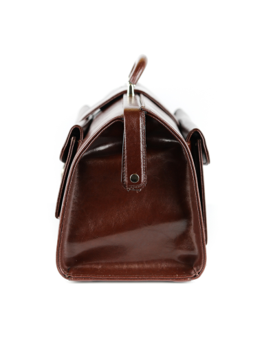 Skórzana torba lekarska duża - jasny brąz