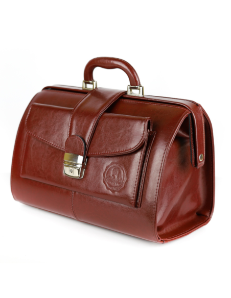 Skórzana torba lekarska mała - jasny brąz