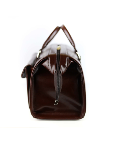 Skórzana torba lekarska duża - brąz