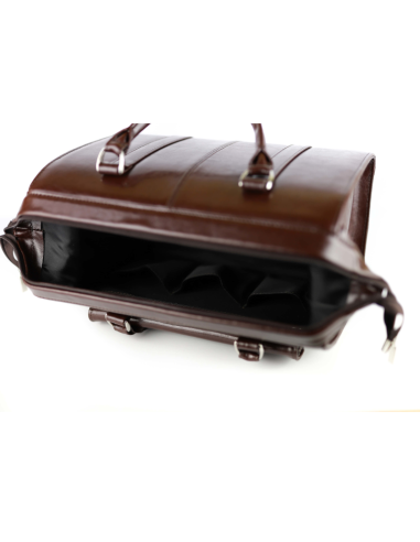 Skórzana torba lekarska duża - jasny brąz