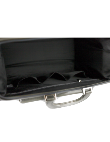 Skórzana torba lekarska mała - szary