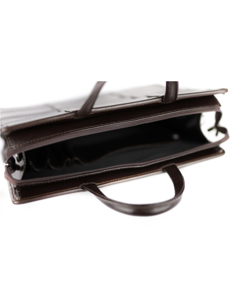 Dyplomatka damska - brąz