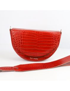 Torebka franczeska S - croc czerwony 2
