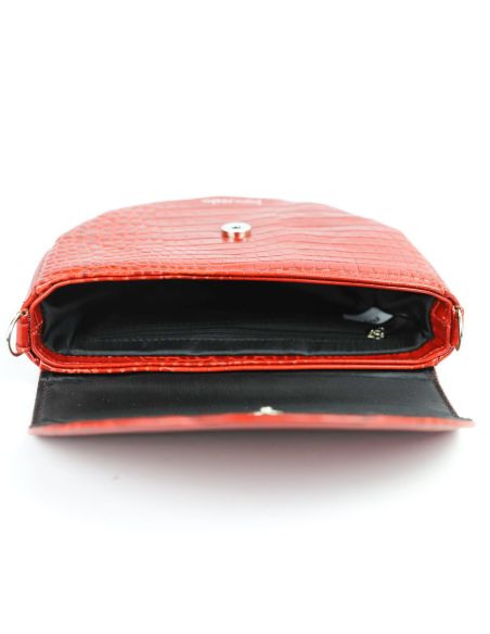 Torebka franczeska S - croc czerwony