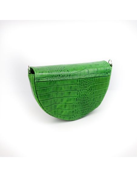 Torebka franczeska S - croc jasna zieleń