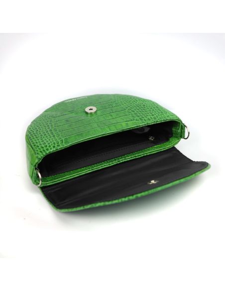 Torebka franczeska S - croc jasna zieleń