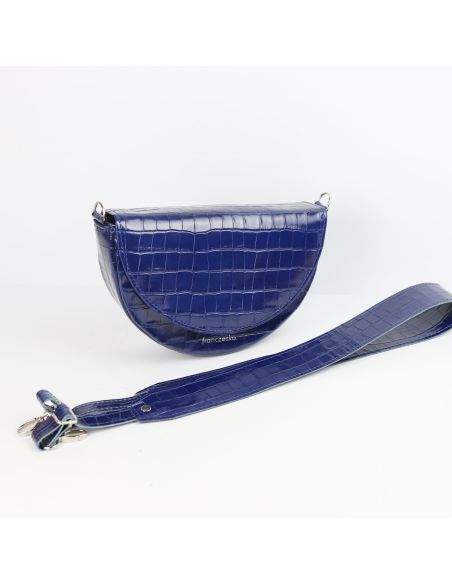 Torebka franczeska S - croc granat