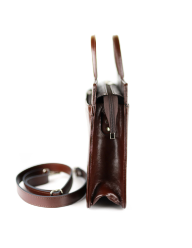 Dyplomatka damska - jasny brąz