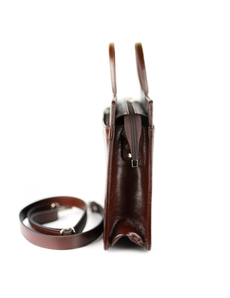 Dyplomatka damska - jasny brąz