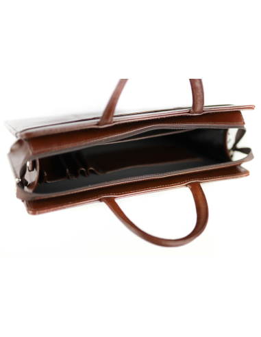 Dyplomatka damska - jasny brąz