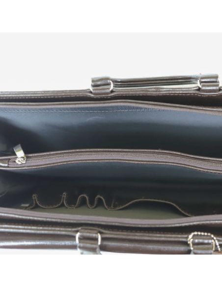 Dyplomatka męska 2-komorowa - granat