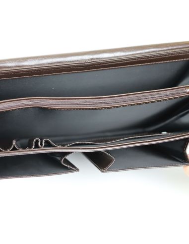 Producent Galskór - Teczka męska skórzana - 2 kieszenie - M 539