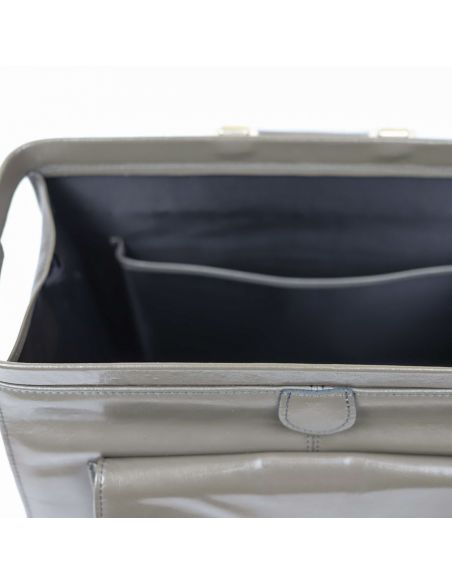 Skórzana torba lekarska mała - wiśnia