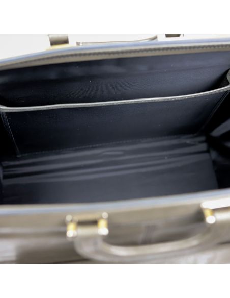 Skórzana torba lekarska duża - czarny