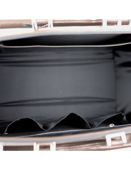 Skórzana torba lekarska mała - szary