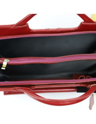 Teczka damska exclusive - granat