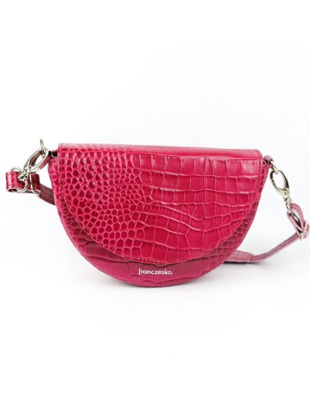 Torebka franczeska S - croc fuksja