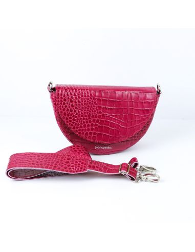 Torebka franczeska S - croc fuksja