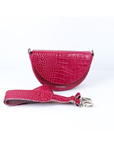 Torebka franczeska S - croc fuksja