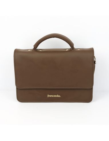 Torebka Milano - czekolada GOLD