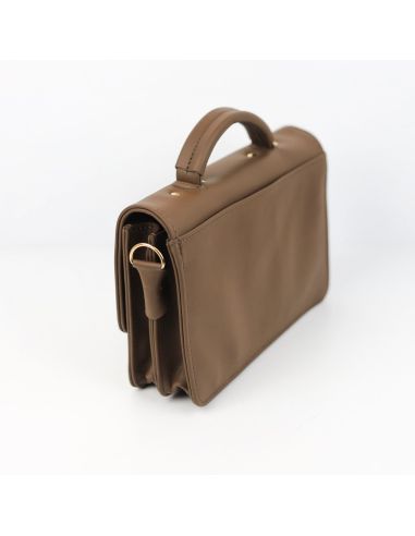 Torebka Milano - czekolada GOLD