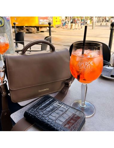 Portfel Korona mini- croc CDL