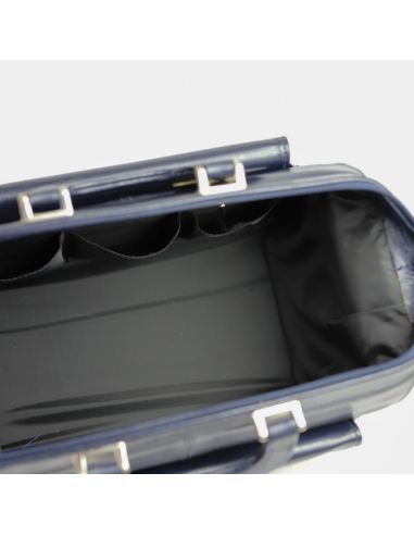 Skórzana torba lekarska mała - granat