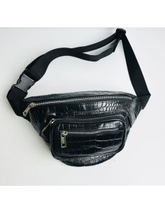 Nerka Georgia - croc czarny CDL