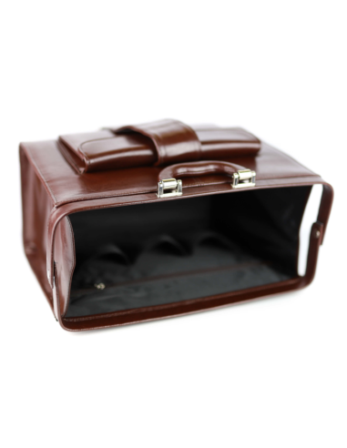 Skórzana torba lekarska mała - jasny brąz