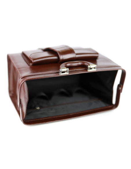 Skórzana torba lekarska mała - jasny brąz